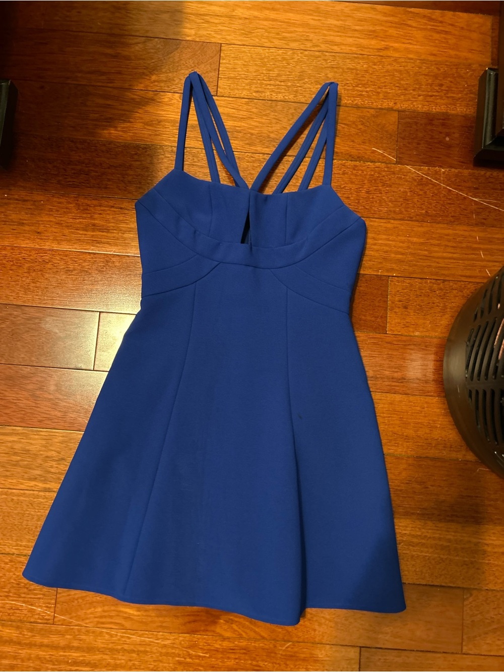 BCBGMaxAzria Navy Blue Evening Dress